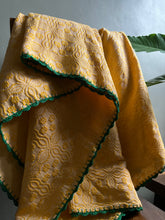 Load image into Gallery viewer, KUNDIMAN TRAVEL BLANKET: YELLOW | GREEN